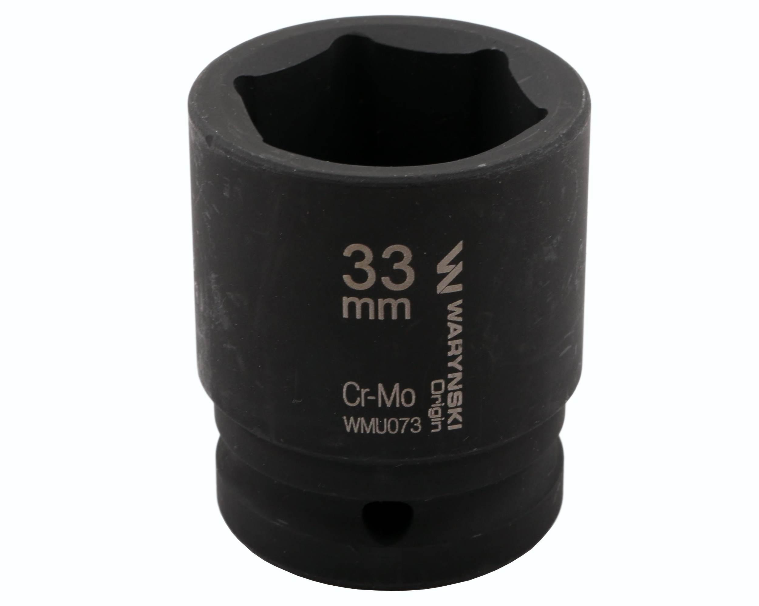 Nasadka udarowa sześciokątna 3/4". 33 mm. CrMo. DIN 3129. Waryński WMU073 - zdjęcie 3
