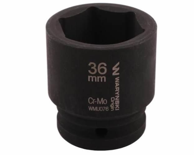 Nasadka udarowa sześciokątna 3/4". 36 mm. CrMo. DIN 3129. Waryński WMU076 - zdjęcie 3