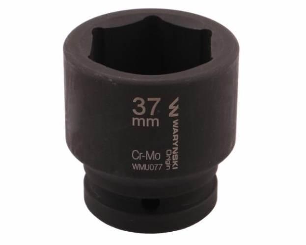Nasadka udarowa sześciokątna 3/4". 37 mm. CrMo. DIN 3129. Waryński WMU077 - zdjęcie 3