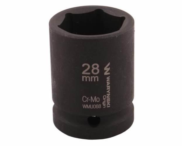 Nasadka udarowa sześciokątna 3/4". 28 mm. CrMo. DIN 3129. Waryński WMU068 - zdjęcie 3