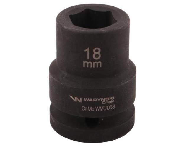 Nasadka udarowa sześciokątna 3/4". 18 mm. CrMo. DIN 3129. Waryński WMU058 - zdjęcie 3