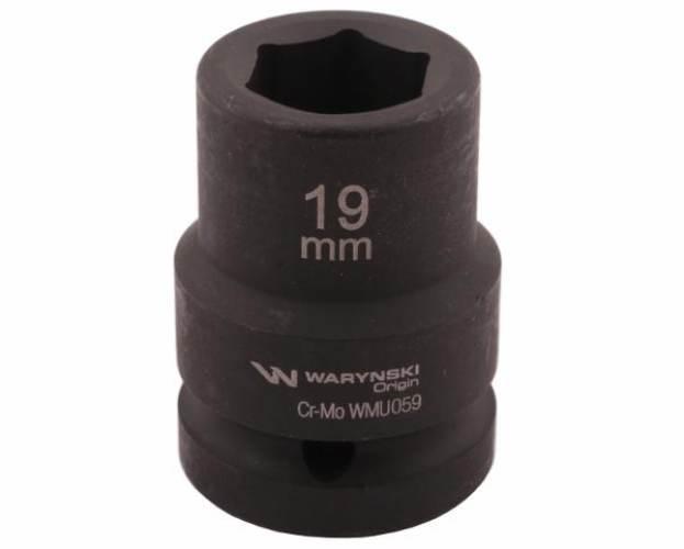 Nasadka udarowa sześciokątna 3/4". 19 mm. CrMo. DIN 3129. Waryński WMU059 - zdjęcie 3