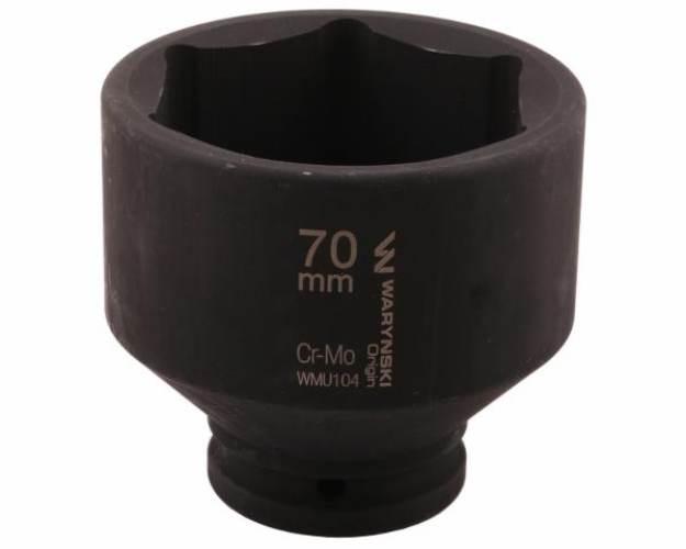 Nasadka udarowa sześciokątna 3/4". 70 mm. CrMo. DIN 3129. Waryński WMU104 - zdjęcie 3