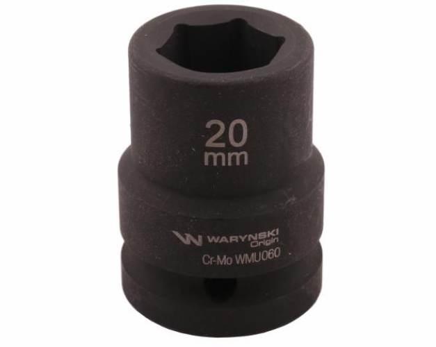 Nasadka udarowa sześciokątna 3/4". 20 mm. CrMo. DIN 3129. Waryński WMU060 - zdjęcie 3