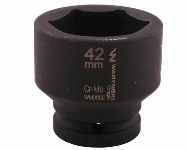 Nasadka udarowa sześciokątna 3/4". 42 mm. CrMo. DIN 3129. Waryński WMU082 - zdjęcie 3