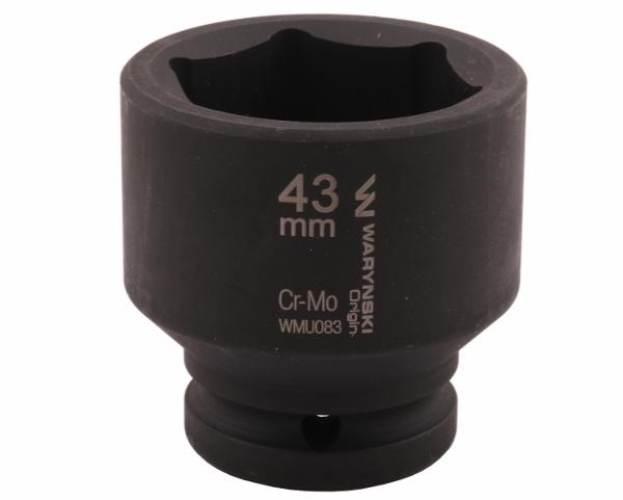 Nasadka udarowa sześciokątna 3/4". 43 mm. CrMo. DIN 3129. Waryński WMU083 - zdjęcie 3