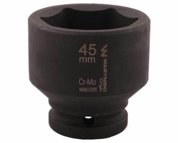 Nasadka udarowa sześciokątna 3/4". 45 mm. CrMo. DIN 3129. Waryński WMU085 - zdjęcie 3