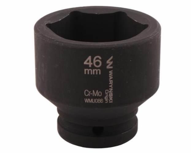 Nasadka udarowa sześciokątna 3/4". 46 mm. CrMo. DIN 3129. Waryński WMU086 - zdjęcie 3