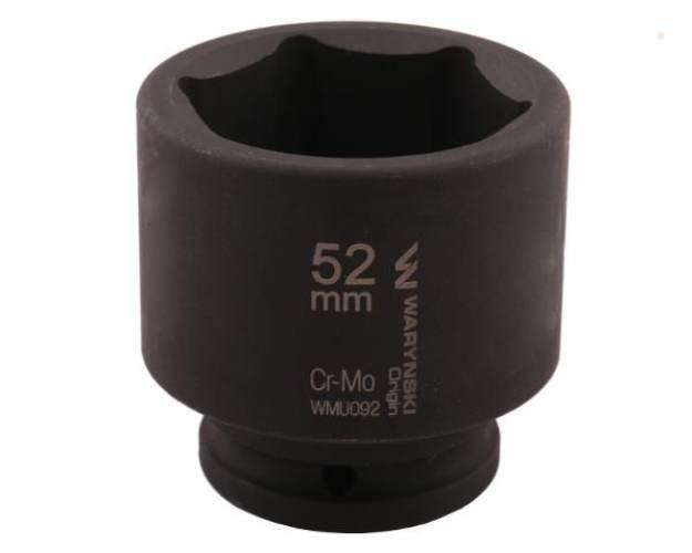 Nasadka udarowa sześciokątna 3/4". 52 mm. CrMo. DIN 3129. Waryński WMU092 - zdjęcie 3