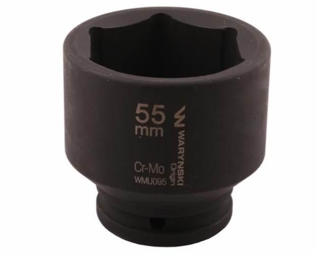 Nasadka udarowa sześciokątna 3/4". 55 mm. CrMo. DIN 3129. Waryński WMU095 - zdjęcie 3