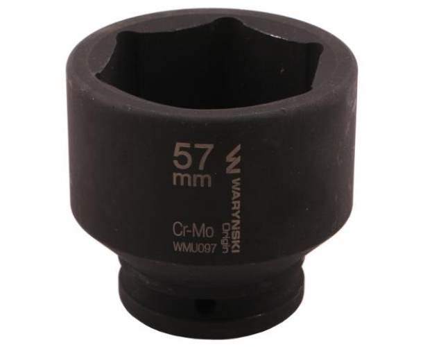 Nasadka udarowa sześciokątna 3/4". 57 mm. CrMo. DIN 3129. Waryński WMU097 - zdjęcie 3
