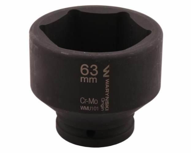 Nasadka udarowa sześciokątna 3/4". 63 mm. CrMo. DIN 3129. Waryński WMU101 - zdjęcie 3