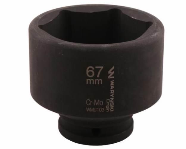 Nasadka udarowa sześciokątna 3/4". 67 mm. CrMo. DIN 3129. Waryński WMU103 - zdjęcie 3