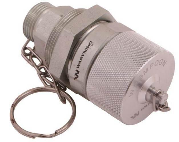 Komplet - zawór gniazdo M22x1.5 skręcane (50490020) z gwintowaną pokrywą/os - zdjęcie 2