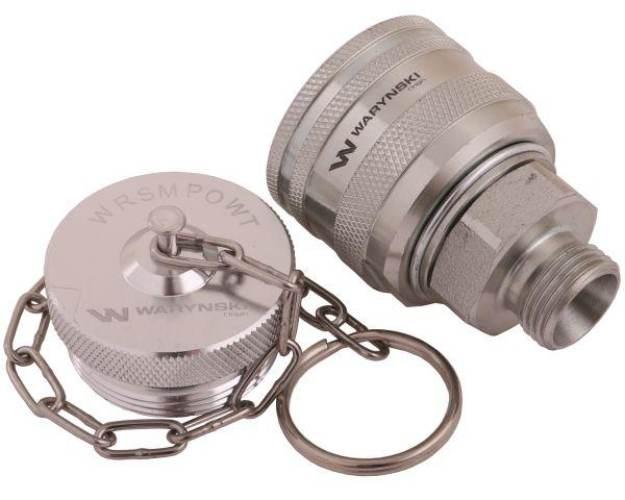 Komplet - zawór wtyczka (Bizon) M18x1.5 skręcane (ZSR6160102) z gwintowaną