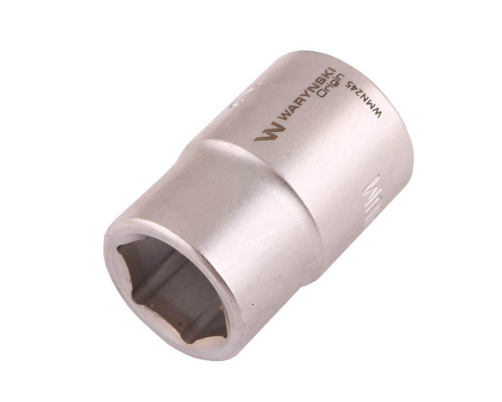 Nasadka sześciokątna 3/4". 21 mm. CrV50BV30. DIN 3124. Waryński WMN245