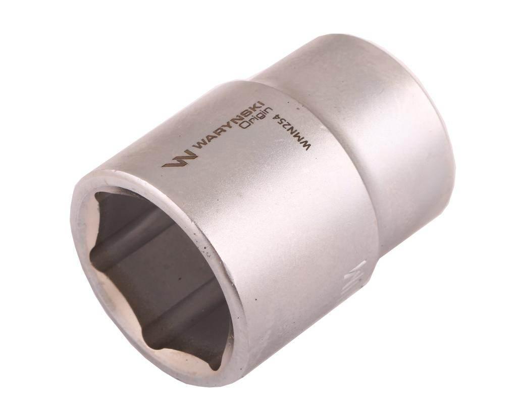 Nasadka sześciokątna 3/4". 30 mm. CrV50BV30. DIN 3124. Waryński WMN254