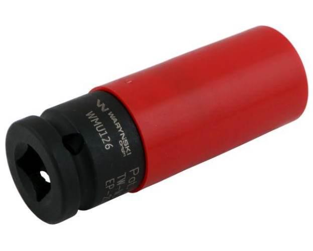 Nasadka udarowa 1/2 z magnesem do felg aluminiowych. 21mm. Waryński WMU126