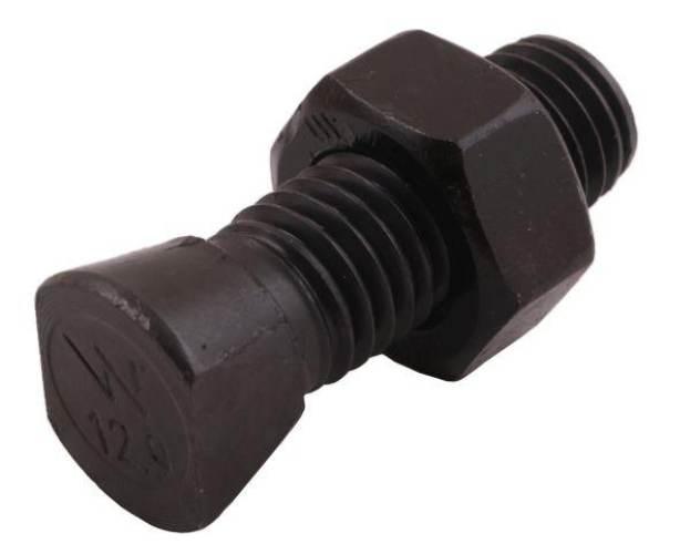 Śruba kpl. płużna oval z dwóch stron ścięta M14x48 mm kl.12.9 zastosowanie