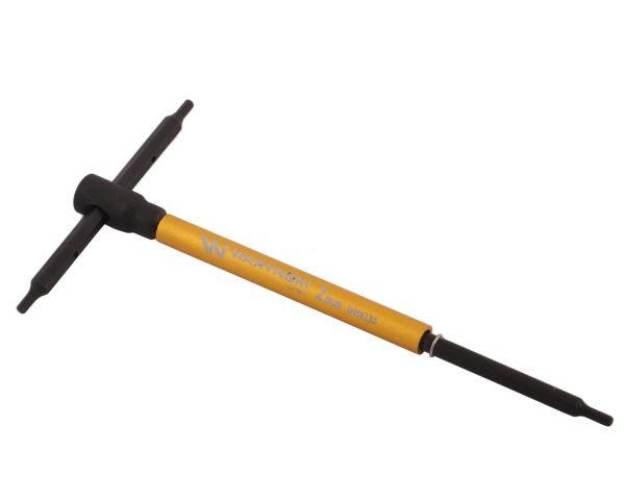 Klucz T ze spinnerem. HEX 2 mm Waryński WMK135