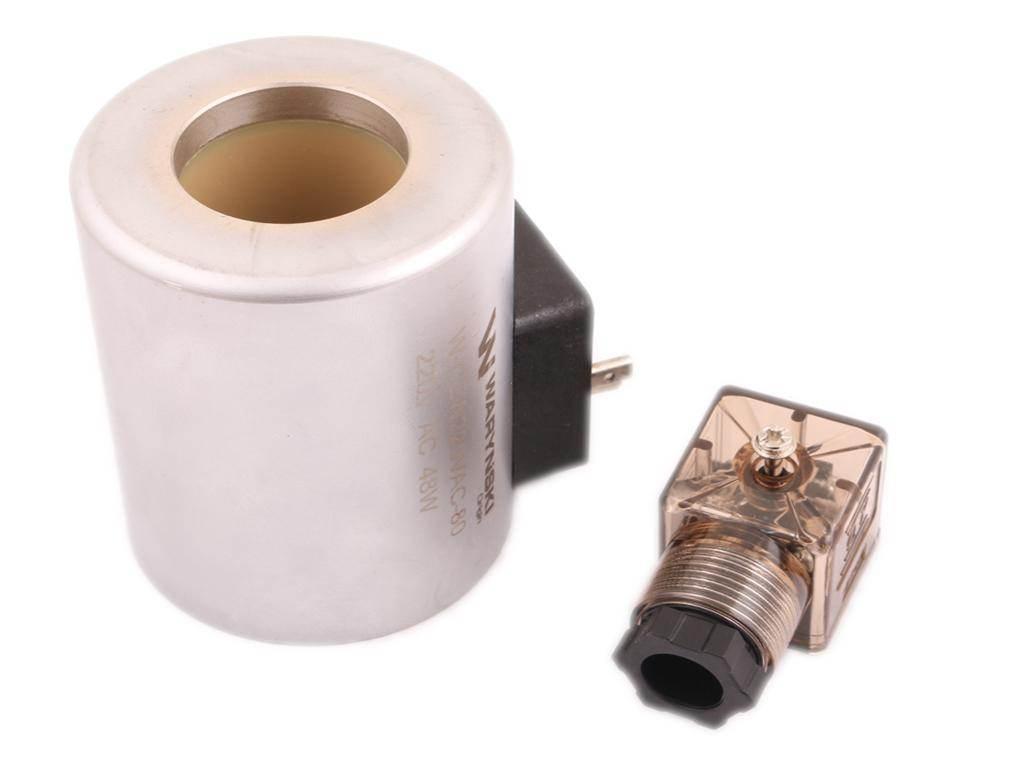 Cewka dzielnika elektrozaworu W-E12DVS6/2-80L. W-E12DVS3/2-80L 220V AC 48W - zdjęcie 2
