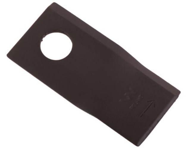 Nóż. nożyk kosiarka lewy 98x48x4mm otwór 19 zastosowanie 153171311 SIP WARY