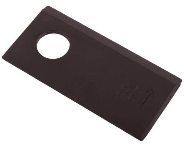 Nóż. nożyk kosiarka lewy 96X48x4mm otwór 19 zastosowanie 16503658 Deutz-Fah