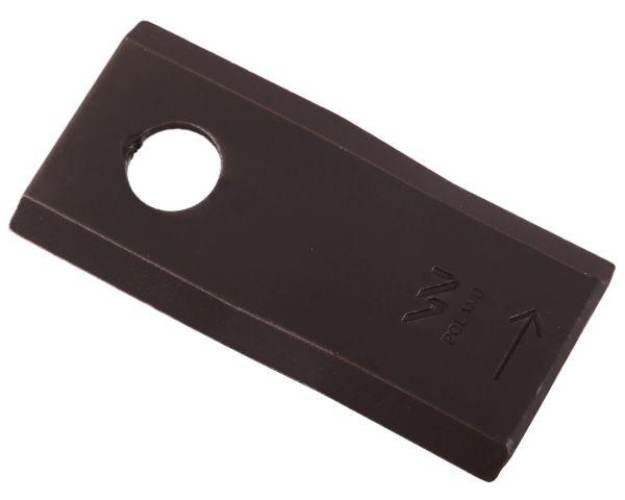 Nóż. nożyk kosiarka lewy 95x46x3,5mm otwór 16.25 zastosowanie 56151210 Kuhn