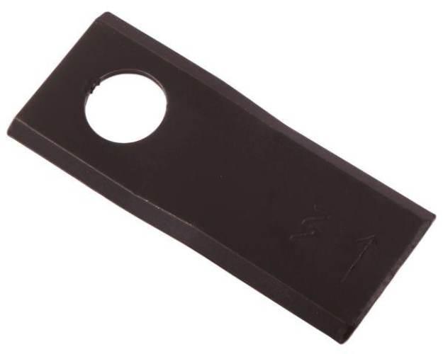 Nóż. nożyk kosiarka lewy 96x40x3mm otwór 19 zastosowanie 16502727 Deutz Fah