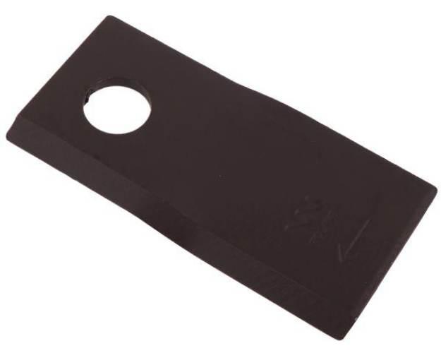 Nóż. nożyk kosiarka prawy 107x48x4mm otwór 18.5 zastosowanie 90261560 99361