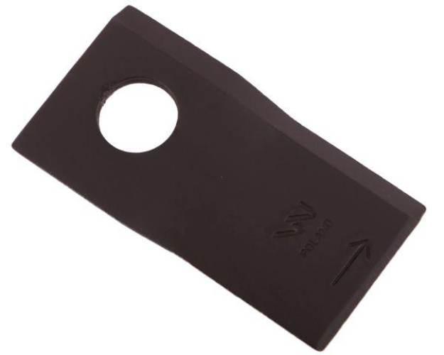Nóż. nożyk kosiarka lewy 90x48x4mm otwór 19 zastosowanie 1448251 Krone WARY