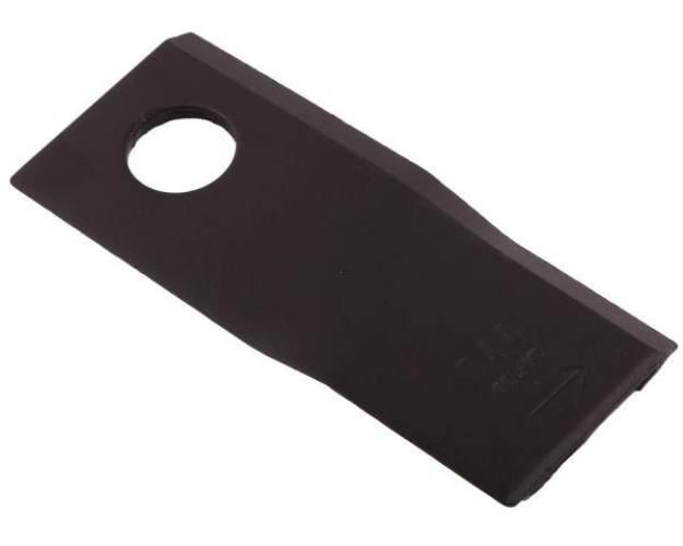 Nóż. nożyk kosiarka lewy 112x48x4mm otwór 19 zastosowanie 123706 134309 Fel