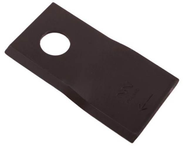 Nóż. nożyk kosiarka prawy 100x48x3mm otwór 19 zastosowanie 570418 Niemeyer