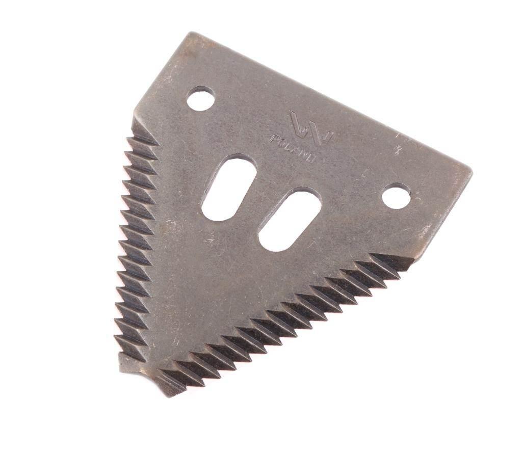 Nóż żniwny 80x76x2.7mm otwór 6.5 zastosowanie 1097806 Schumacher WARYŃSKI 2