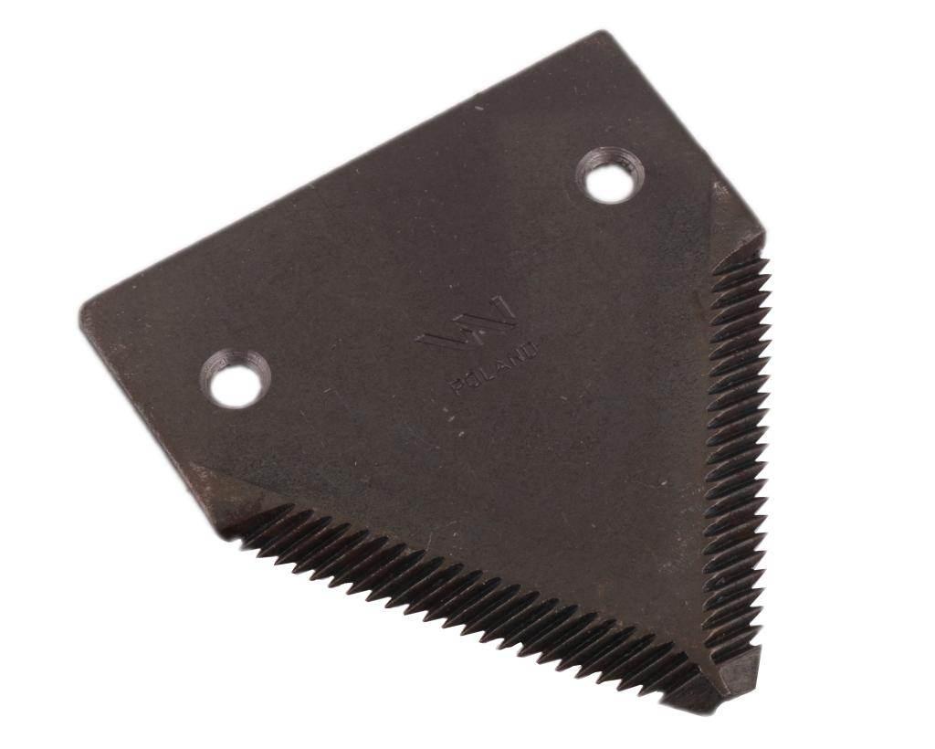 Nóż żniwny 83x76x3mm otwór 5.7 zastosowanie H213799 Schumacher WARYŃSKI 25s