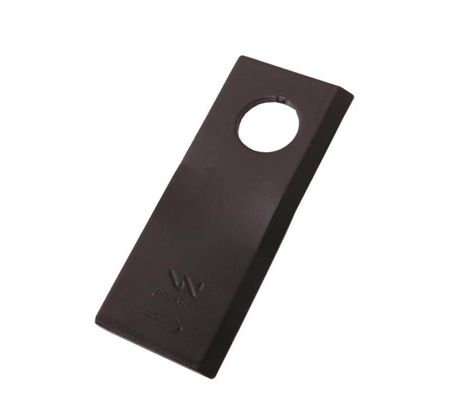 Nóż. nożyk kosiarka lewy 100X40X3mm otwór 19 zastosowanie RS 100/3 Sipma WA