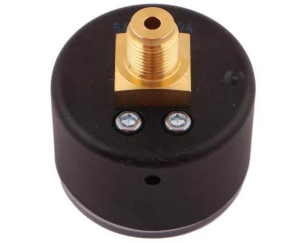 Manometr suchy M40 0-10 bar gwint G1/8" tylne przyłącze obudowa plastikowa - zdjęcie 2