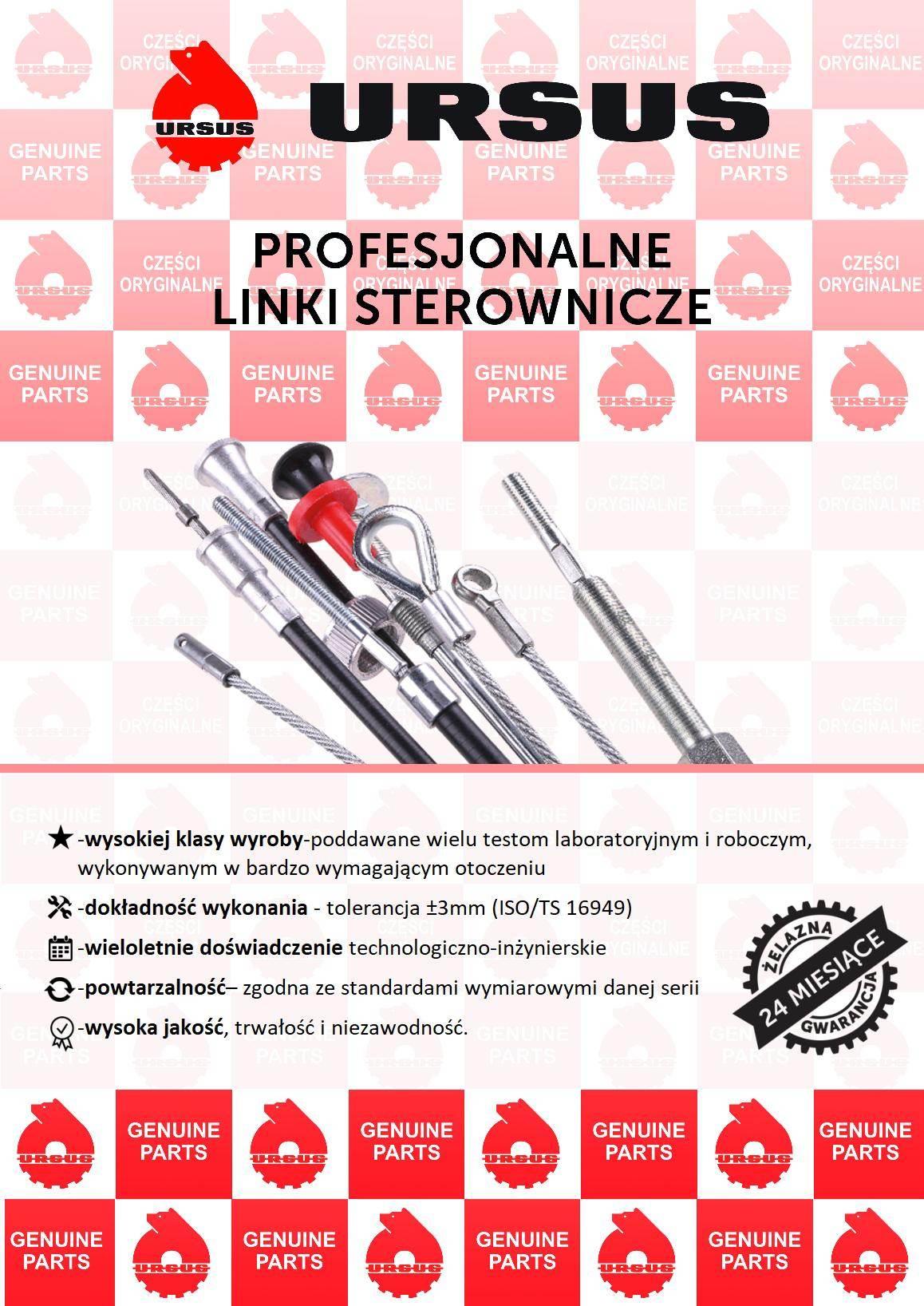 Linka - Maska L-1335mm 4236105 C-330 ORYGINAŁ URSUS L08884001U - zdjęcie 3