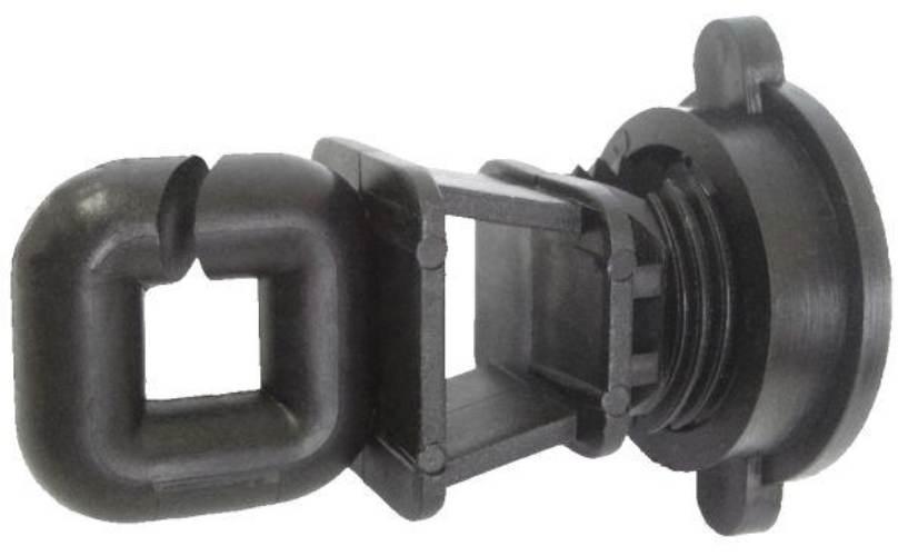 Izolator z nakrętką do drutu i plecionki G174 ROYAL FARM szt) 10szt