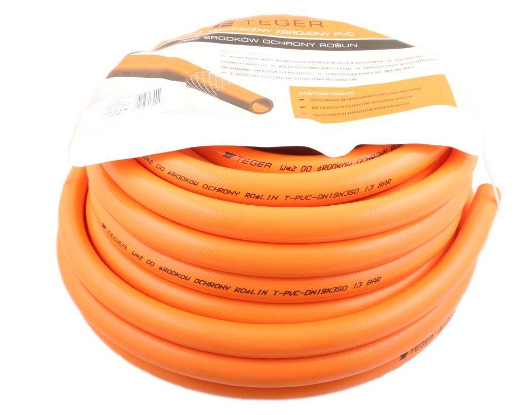 Wąż do środków ochrony roślin (do opryskiwaczy) zbrojony PVC 19X3.5 15bar T