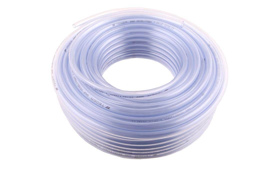 Wąż igielitowy PVC ogólnego zastosowania DN12 TEGER 50szt T-DN12-IGIELIT