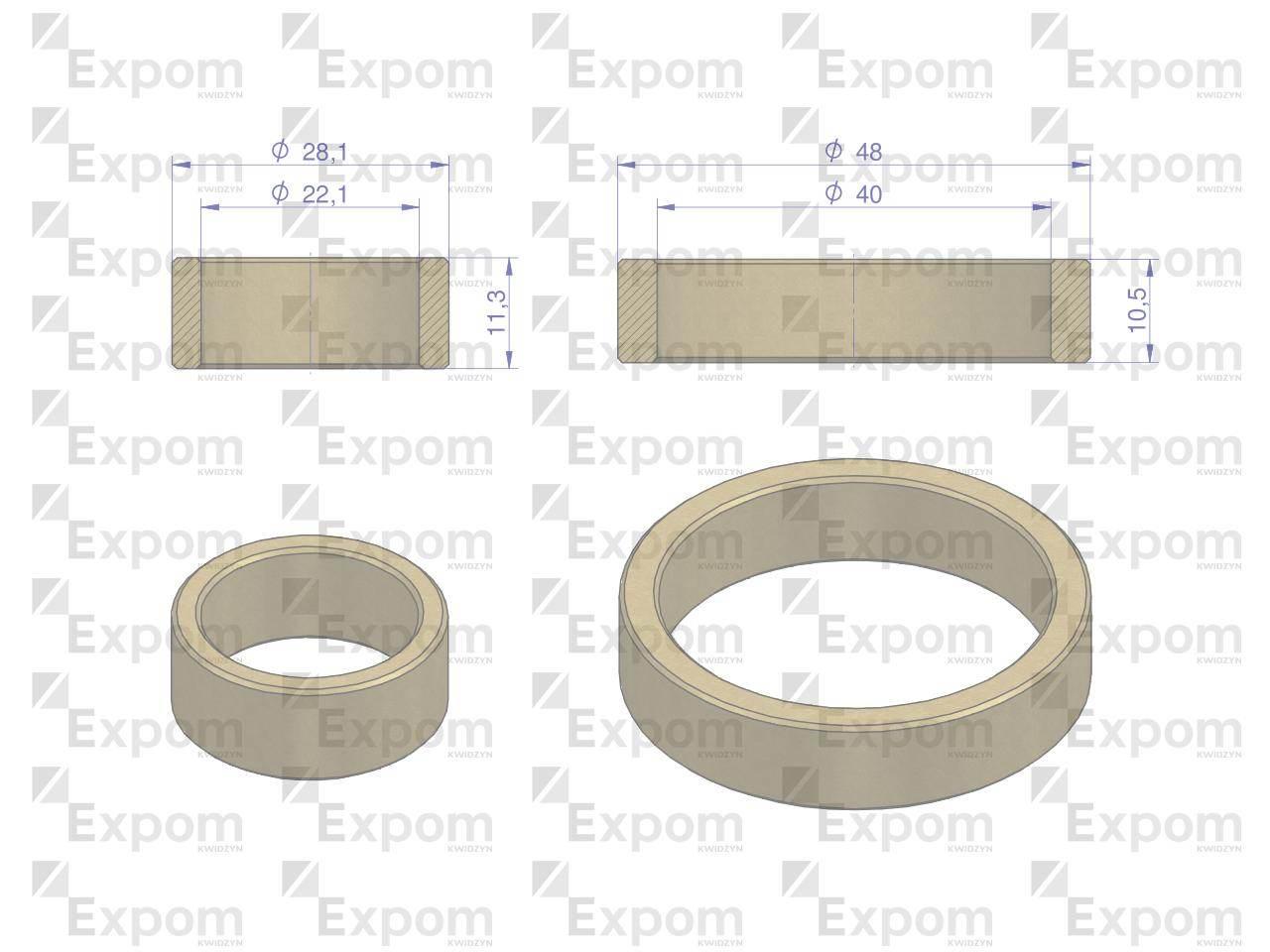 Komplet tulejek rozrusznika R-20 2-sz EXPOM KWIDZYN eu 86350910EX - zdjęcie 2