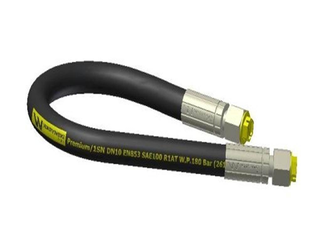 Przewód hydrauliczny 180 bar gwint M18x1.5 proste L-1900mm DN10-1SN (AA-10-