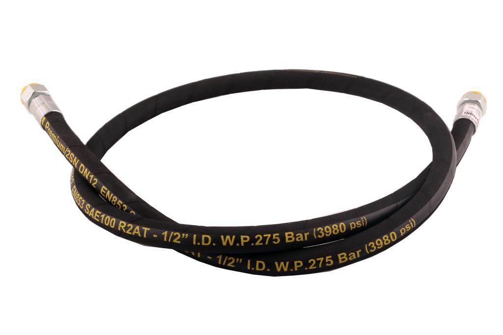 Przewód hydrauliczny 275 bar gwint M22x1.5 proste L-1700mm DN12-2SN (AA-13-