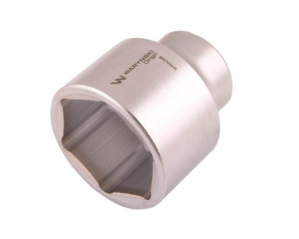 Nasadka sześciokątna 3/4". 54 mm. CrV50BV30. DIN 3124. Waryński WMN268
