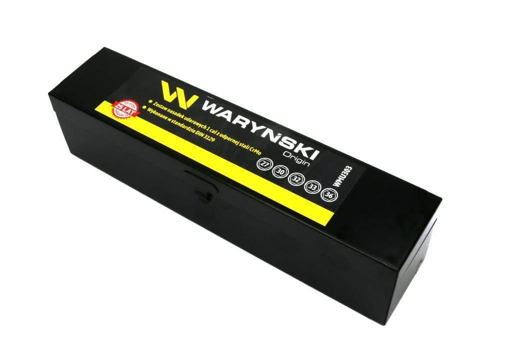 Zestaw nasadek udarowych 1" 5 cz. 27. 30. 32. 33. 36 mm ze stali CrMo DIN 3 - zdjęcie 4