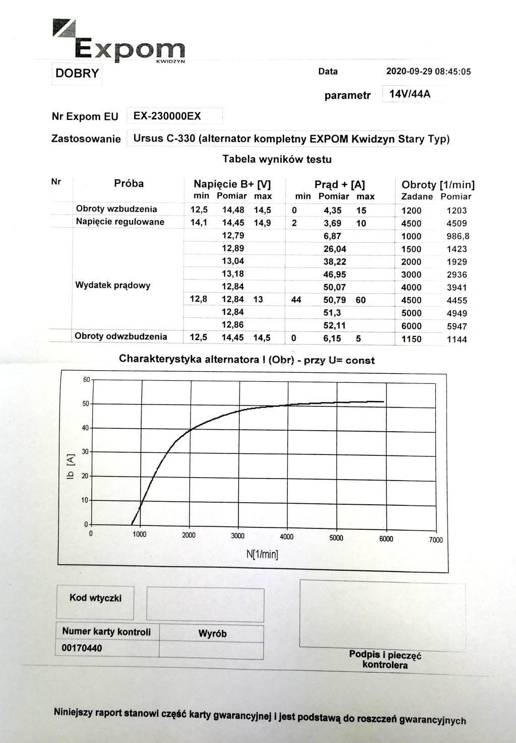Alternator kompletny C-330 EXPOM KWIDZYN eu EX-230000EX - zdjęcie 5
