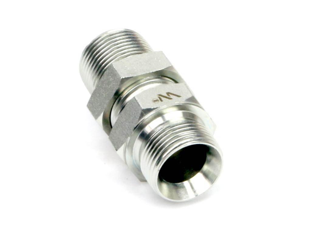 Złączka hydrauliczna calowa grodziowa BB 1/2" BSP z przeciwnakrętką (XSV) W - zdjęcie 3