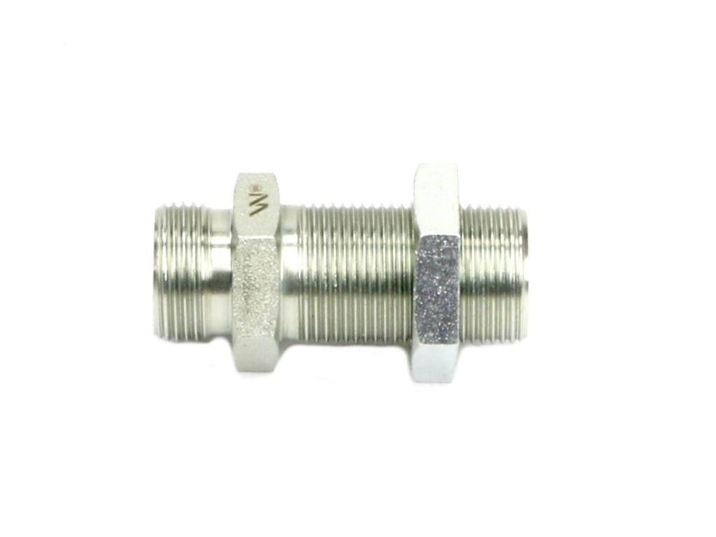 Złączka hydrauliczna metryczna grodziowa BB M16x1.5 10L z przeciwnakrętką ( - zdjęcie 4
