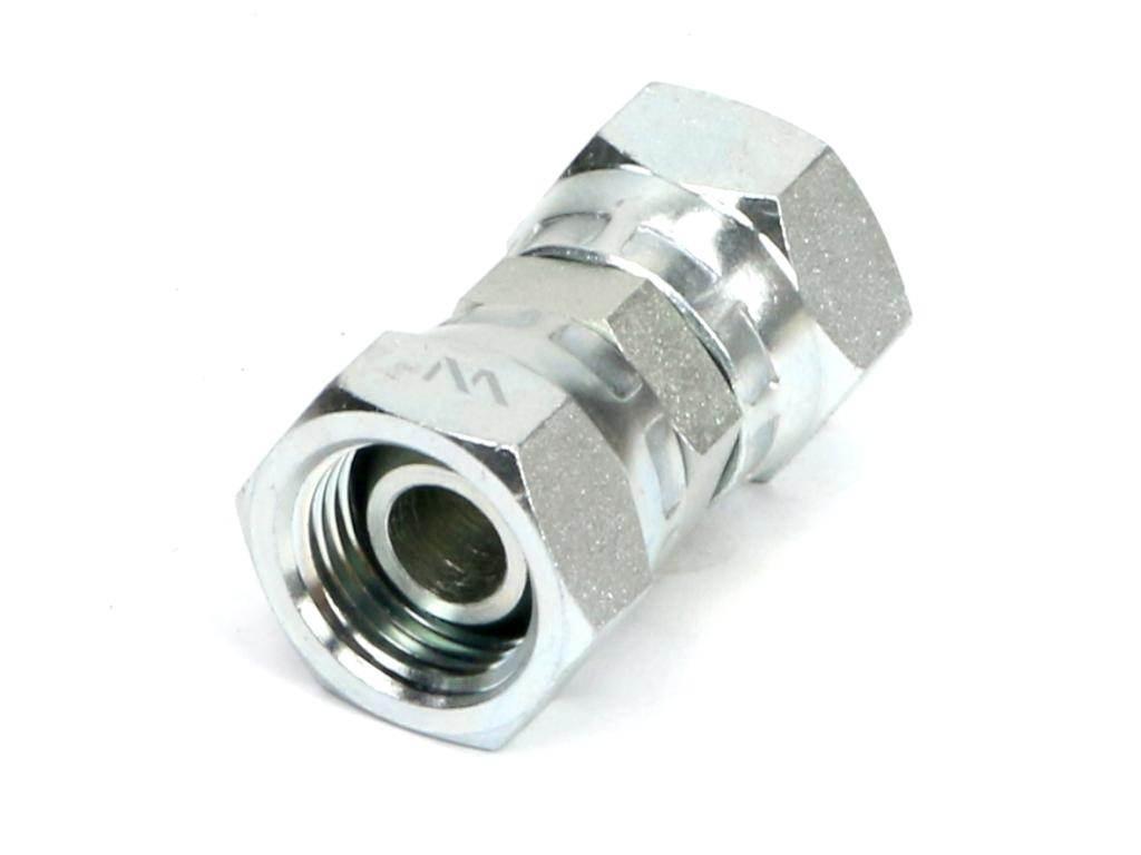 Złączka hydrauliczna calowa AA 3/8" BSP Waryński 2szt W-5105050606 - zdjęcie 2